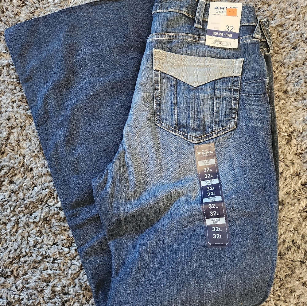 Ariat Women's High Rise Jeans - Dark Blue